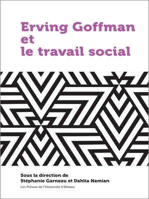 cover image of Erving Goffman et le travail social